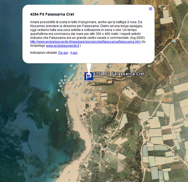 interconnessione con Google Earth